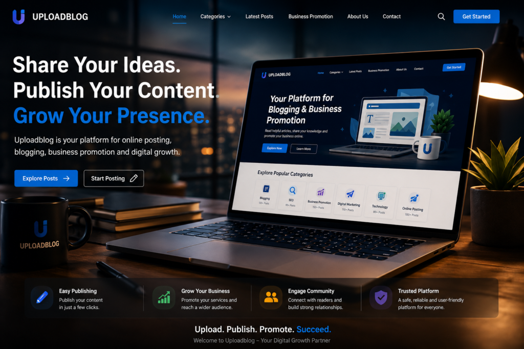 Uploadblog Homepage: Complete Guide to Creating a Professional and SEO-Friendly Website Front Page Uploadblog Homepage