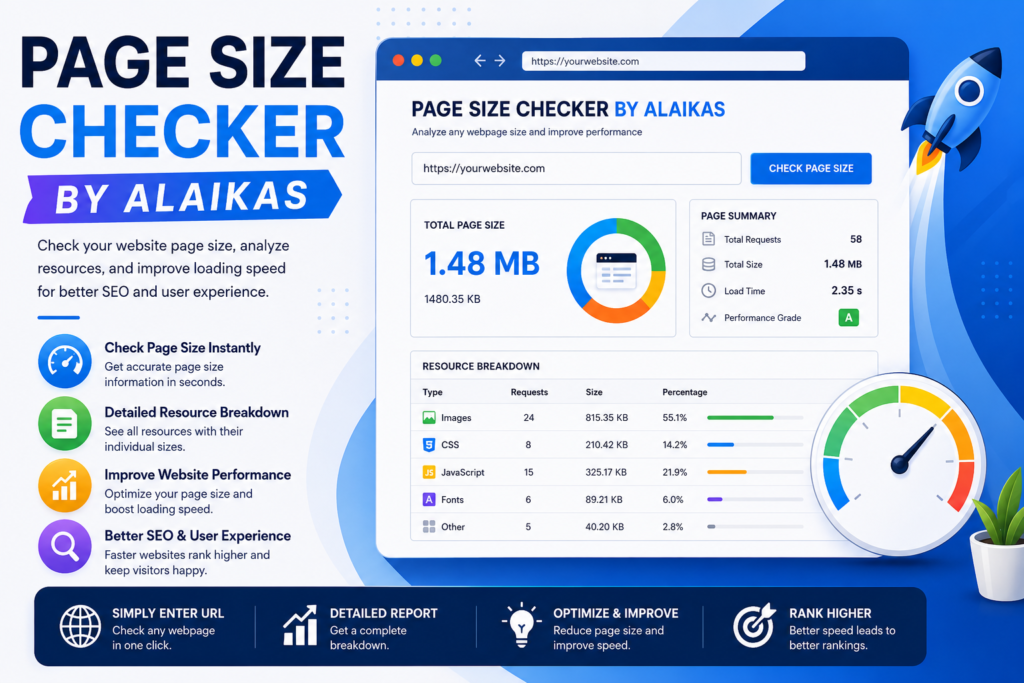 Page Size Checker by Alaikas: A Complete Guide to Website Page Size, Speed, and SEO Performance page size checker by alaikas