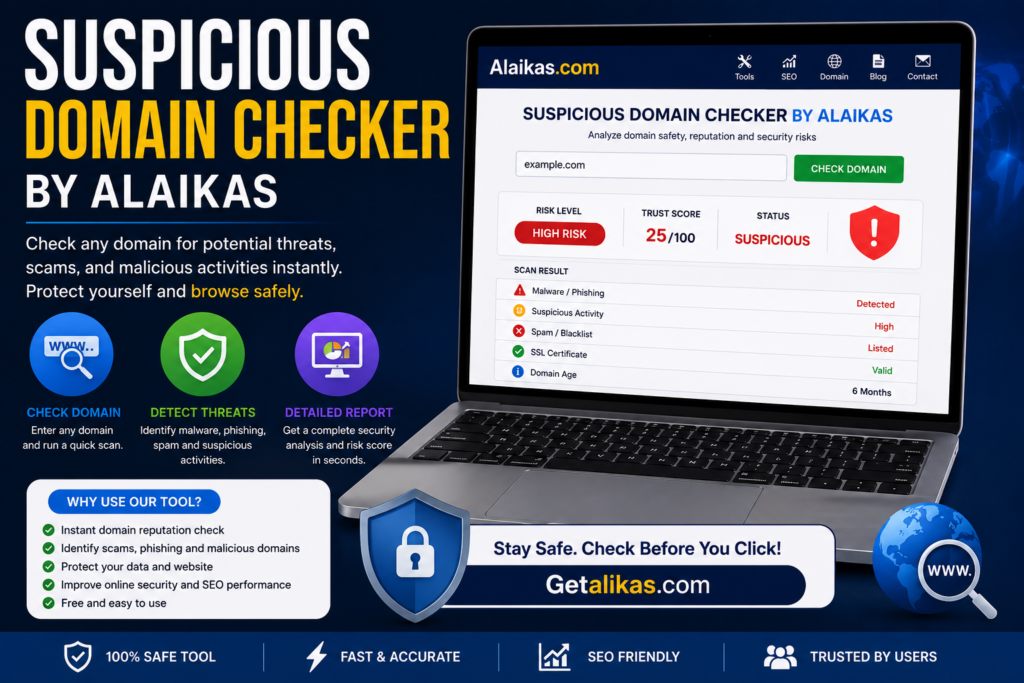 Suspicious Domain Checker by Alaikas: A Complete Guide to Detecting Risky Websites Before You Visit suspicious domain checker by alaikas