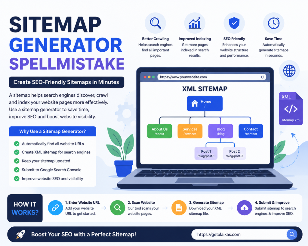 Sitemap generator spellmistake
